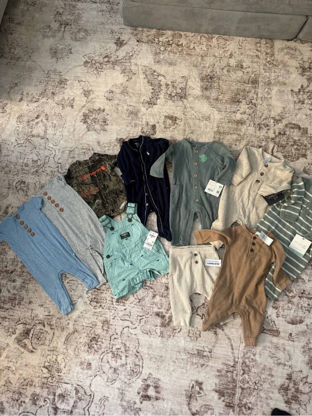 Mixed Neutral baby boy clothes 0-3m